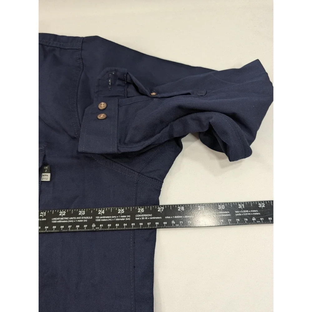 Women's‎  Carhartt FR Flame Resistant Navy Blue Shirt  CAT2 NFPA XXL